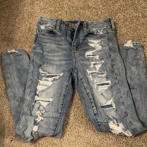 American eagle ripped jeans